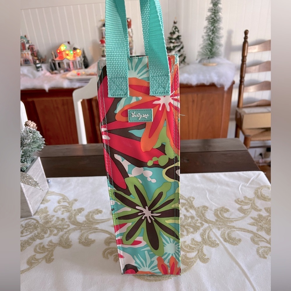 NWOT Thirty-One Wine Bottle Tote Bag